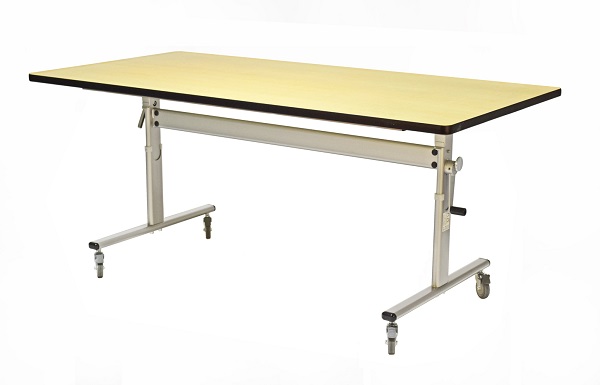 ★昇降式作業台 オリジナル折りたたみテーブルのdecolaco